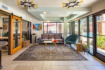 leasing office lounge